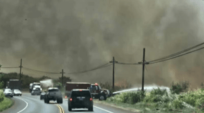 200 Residents Evacuate As Fast-Moving Wildfire Rips Through West Kauai